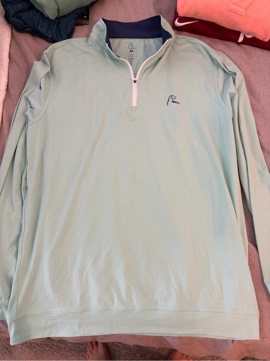 Rhoback Other - Rhoback Men's Mint Green Quarter-Zip Performance Pullover